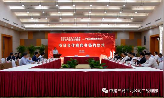 局与西安市浐灞生态区,长安区签订项目合作意向书,总
