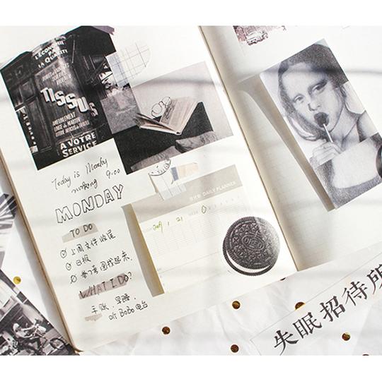 蔷薇海洋生活色彩和纸贴纸ins风时尚手帐素材文艺手账装饰贴画