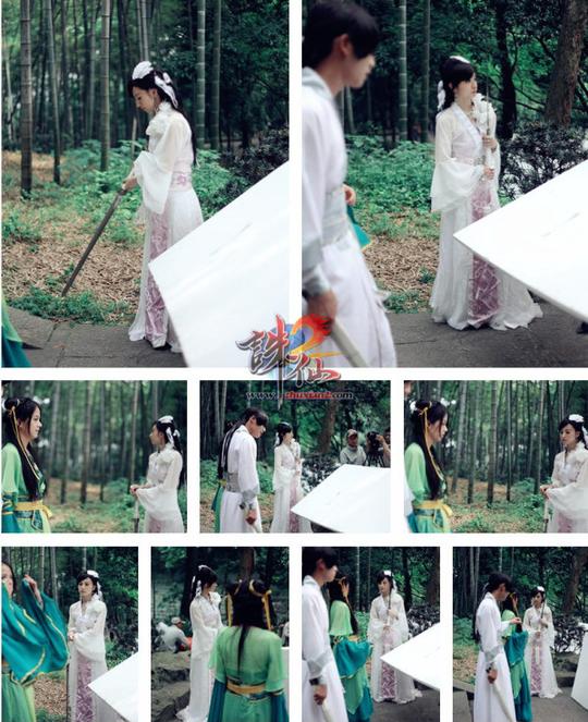 诛仙微电影霖逍cosplay白紫色青云门衣服陆雪琪游戏时装古装定做