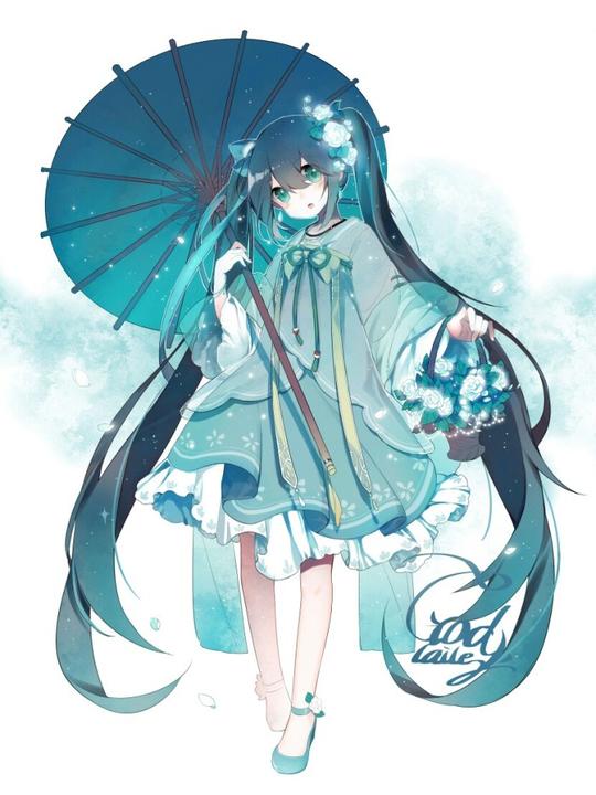 初音未来茉莉初音中国风pixiv收录【手机党看不到画师id抱歉,若
