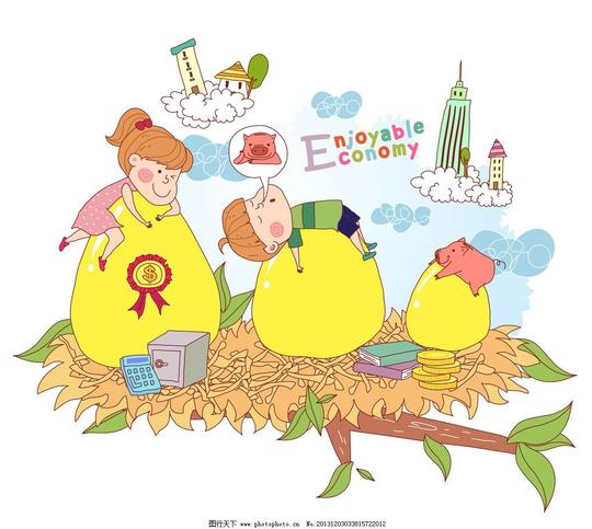躺在金蛋上休息的孩子图片_其他图片素材_其他_图行