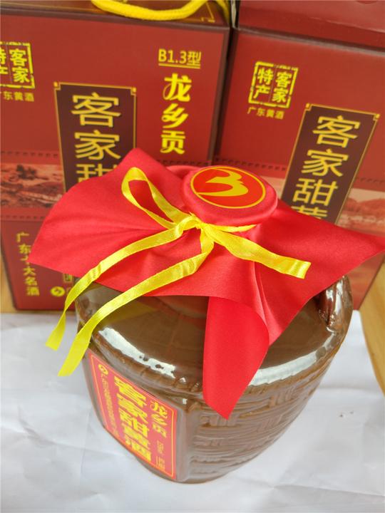 正宗广东河源客家甜黄酒梅州黄酒农家自酿甜黄酒月子酒黑米酒糯米