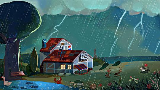 倾盆大雨图片_倾盆大雨图片大全_全景图片