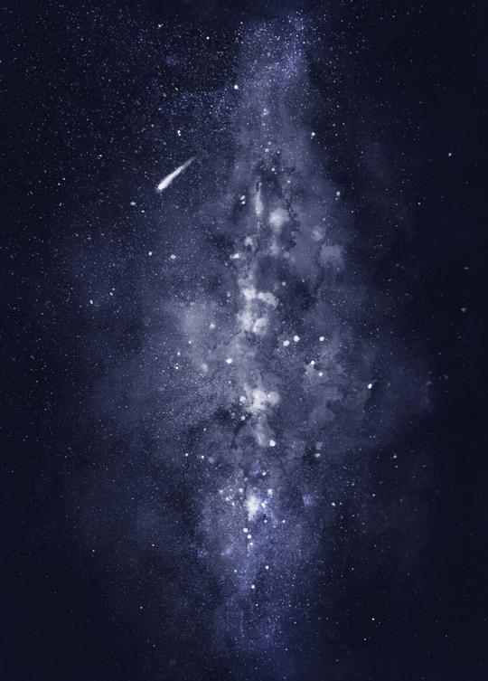 视频剪辑/ps素材星空紫