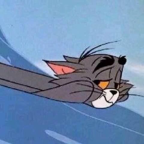 汤姆猫头像丧黑白
