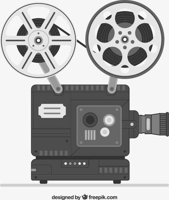 电影放映机设计矢量素材下载