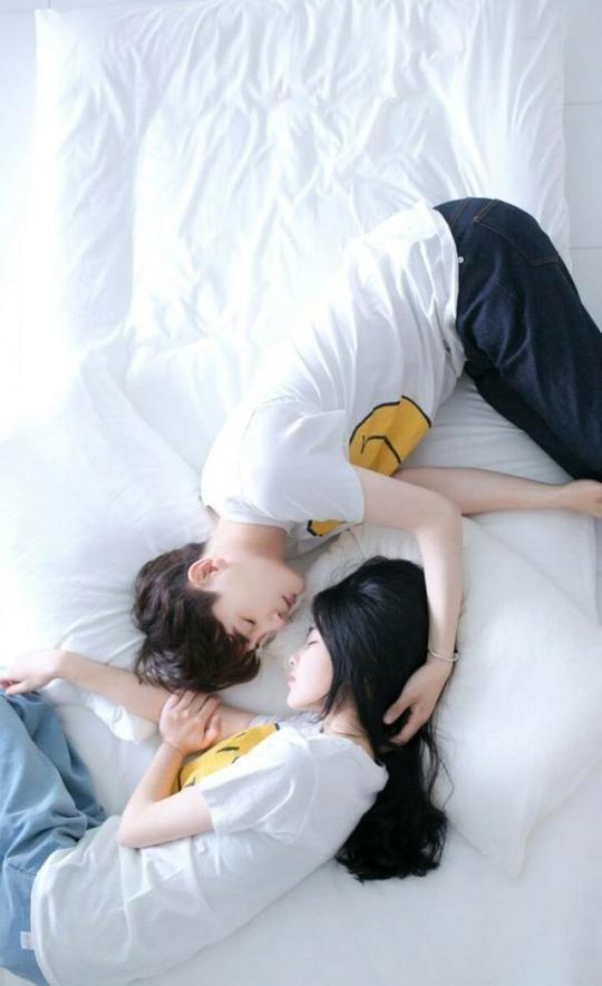 唯美小清新情侣图片