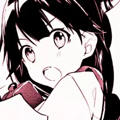 粉色漫画头像/未曾谋面的也终究会相遇,女生,可爱,快手,抖音