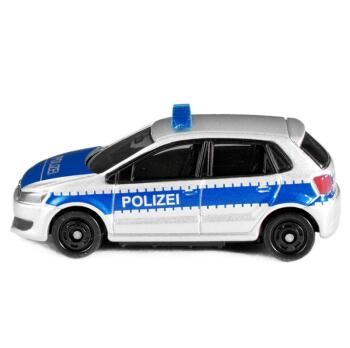 tomy多美卡袖珍仿真合金车模系列警车模型儿童玩具824992大众polo
