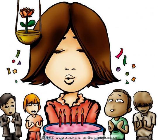 生日漫画生日漫画图片免费下载插画动漫动画动漫人物礼品