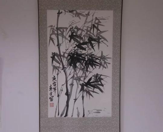 文天祥《正气歌》戊戌夏·龙思岑书一字竹下隐藏其志画中可见