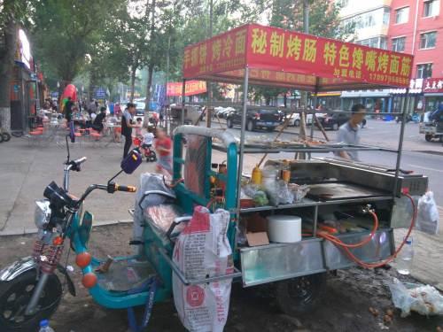 出兑烤面筋车烤冷面手抓饼