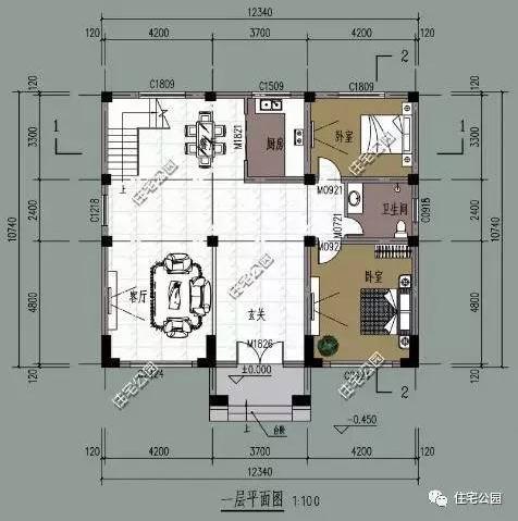 经典爆款再现,13x14米乡村别墅(全图+预算+视频展示)