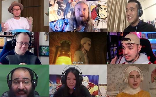 老外看进击的巨人最终季第五集(64)开黑版片段1