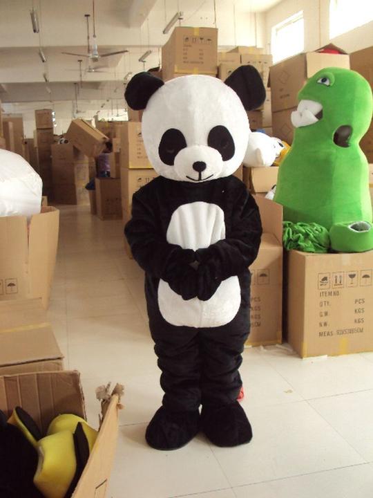 抖音同款大熊猫卡通人偶服装北极熊功夫熊猫成人行走演出玩偶衣服