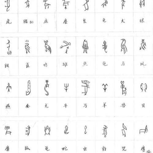 象形字大全 头条搜索