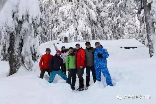 温哥华户外社团|雪地露营新年曙光