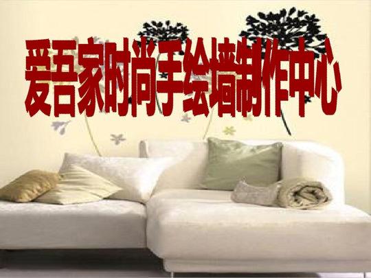 创业计划--爱吾家时尚手绘墙制作中心ppt