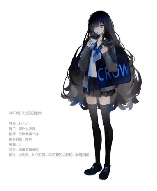 少女动漫服装素材设计动漫人设二次元漫画古风人物手绘q版