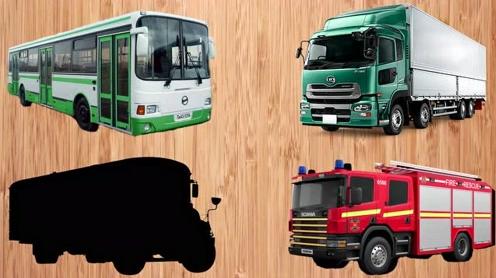 学习认识消防车集装箱车等大型汽车趣味识汽车