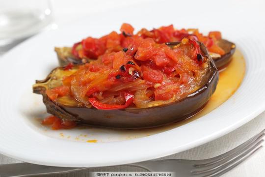 盘子内的茄子盘子内的茄子图片素材食物美食外国美食外国食物