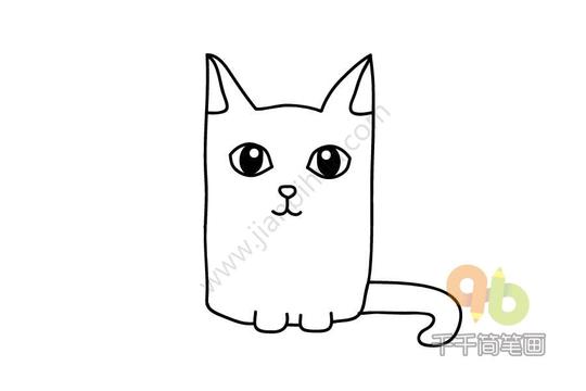 笔画步骤图,爱心猫简笔画,爱心猫简笔画步骤分解,爱心猫简笔画怎么画