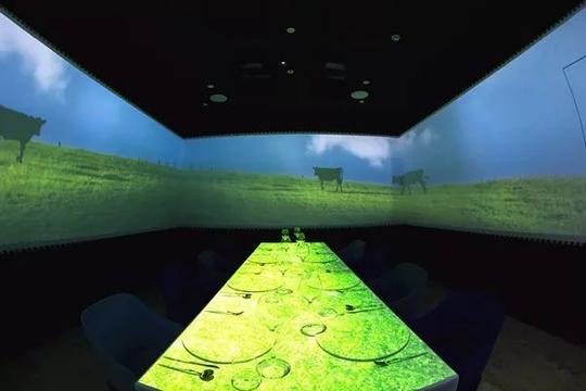 完美唯美浪漫3d全息投影餐厅可以体验3d裸眼全息投影身临其境让