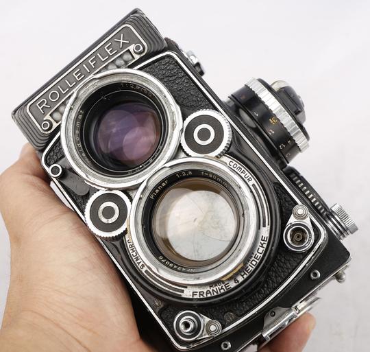 禄莱rolleiflex2.8f120中画幅胶片双反机械双镜头双眼6x6相机德国