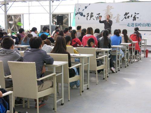 创新园公司组织杨凌职院大学生创业实训