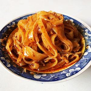 2019新货长岭张记速食凉皮岐山擀面皮陕西名吃美食宝鸡特产小吃真