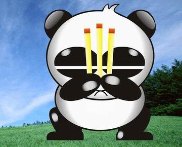 熊猫烧香表情包 一路好走