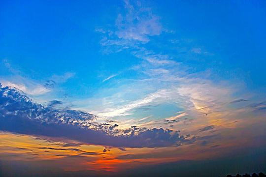 日落后的天空_图片大全—全景创意图库（quanjing.com）中国领先的正版图片视频素材网站