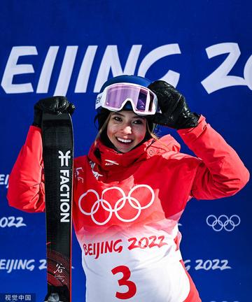 谷爱凌又做鬼脸了比赛现场图片