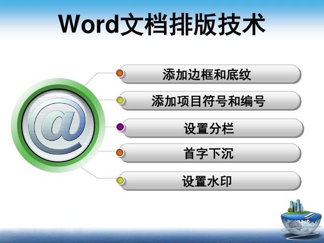 word文档中分栏操作