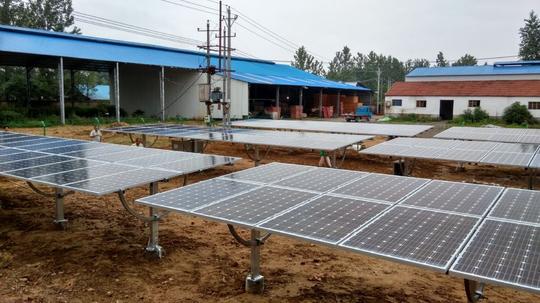 哈木格能源农村居民屋顶5kw分布式光伏发电并网电站