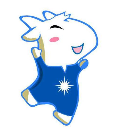 印花矢量图色彩亚运会吉祥物可爱卡通免费素材