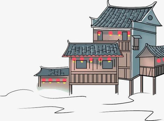 古建筑免抠素材免费下载_觅元素51yuansu.com