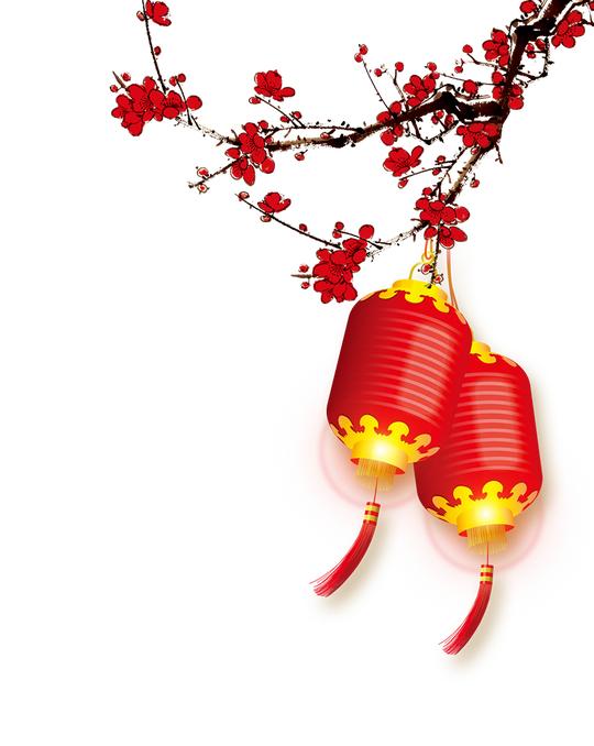 免抠图灯笼新年元素