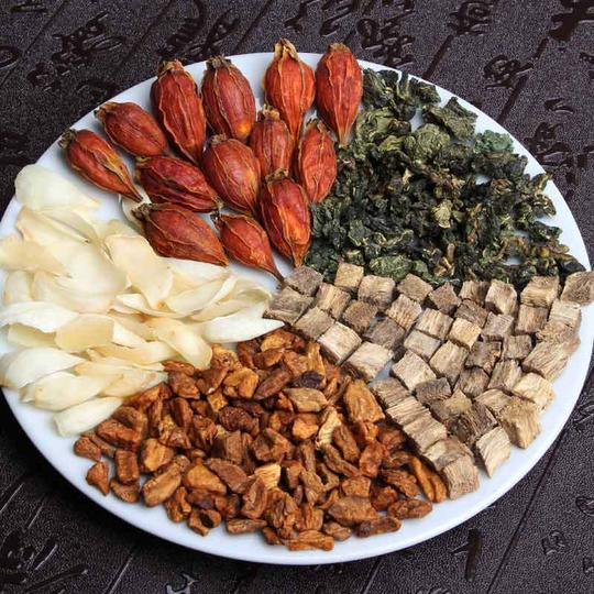 菊苣栀子茶降尿酸排酸茶特级正品菊苣栀子葛根桑叶百合菊苣根茶
