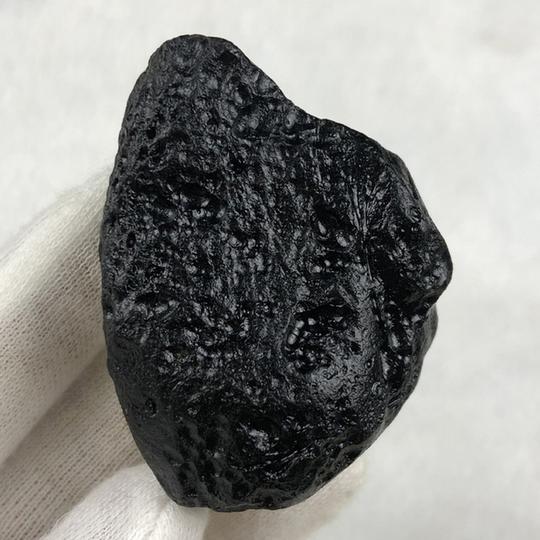 天然黑色玻璃陨石雷公墨原石奇石摆件矿物标本石把玩件水晶能量石