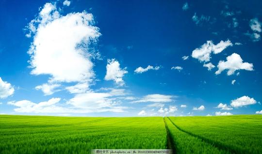 设计图库自然景观自然风光外景蓝天白云ps素材婚纱外景蓝色蓝