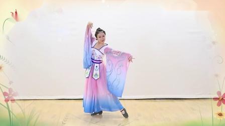 青年美女舞蹈演员茜茜带你跳古典舞《菩萨蛮》简单好学，一看就会