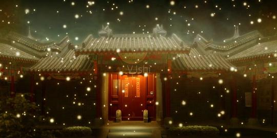 东北下雪背景_1900x460_高清视频素材下载(编号:98507