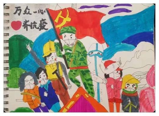温度丨童心"抗疫",同心抗疫——少儿绘画作品微展