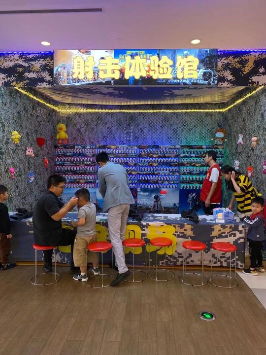 水弹枪射击打靶游戏枪林弹雨射击游戏游乐园夜市摆摊创业好项目