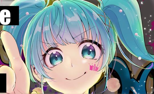 初音脸部素材