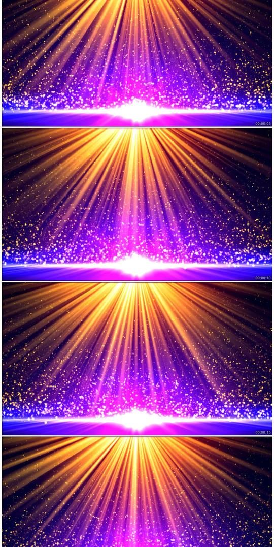 粒子星光下落开场led动态视频