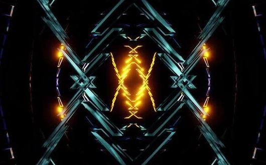 vj素材-2种效果梦幻霓虹灯图案动画效果led屏幕背景视频素材