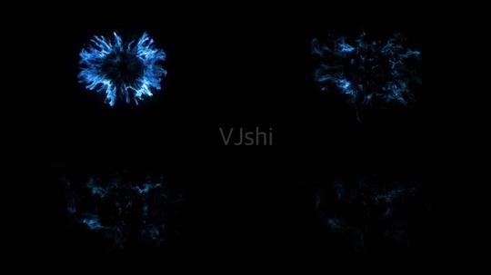 影视包装影视特效冲击波震荡波粒子扩散音浪爆炸高速下载视频素材