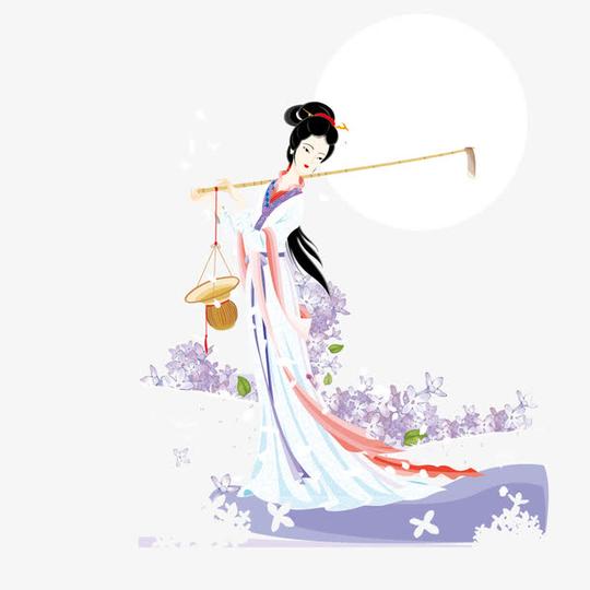 黛玉葬花插图